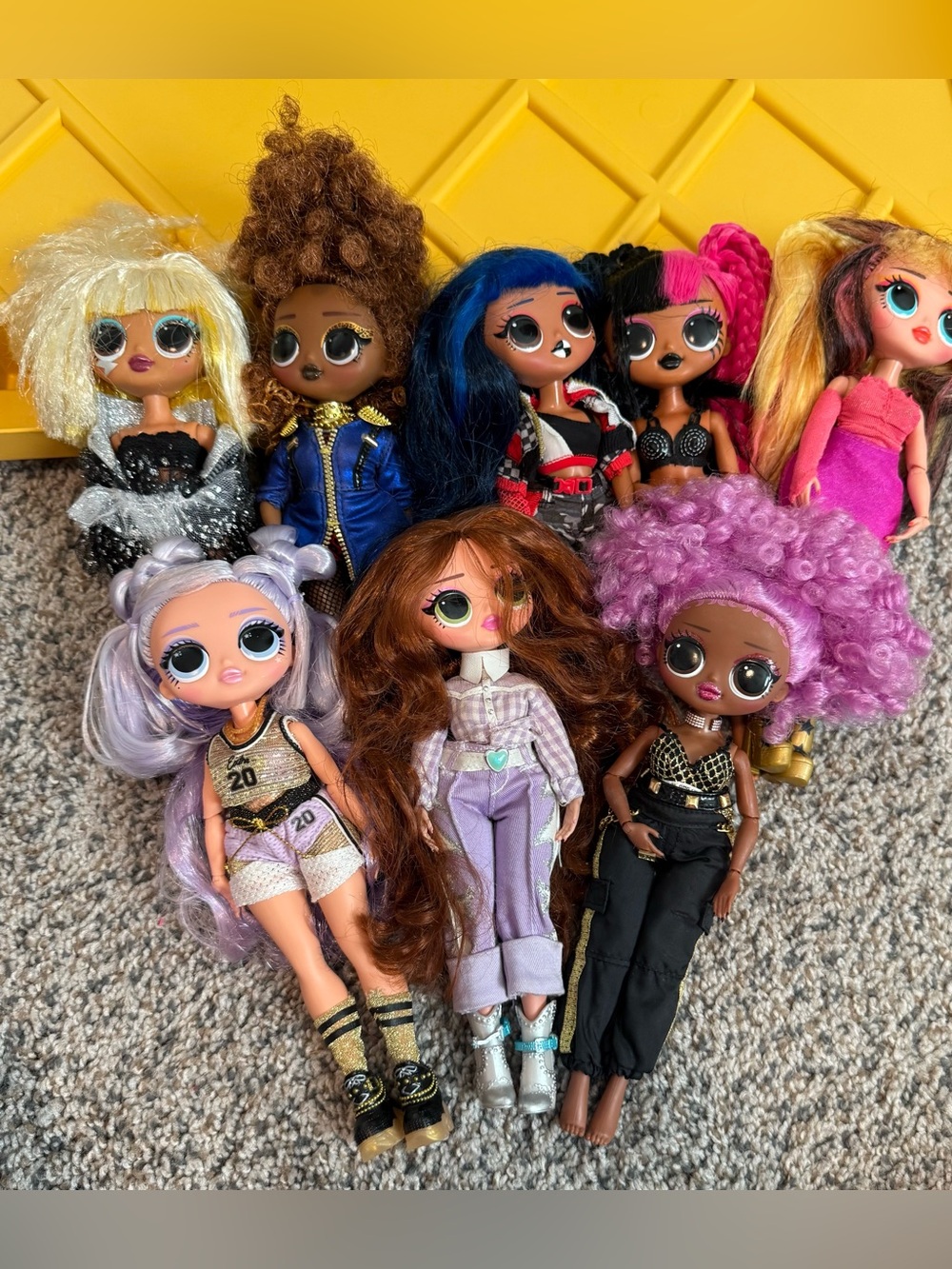 8 LOL Surprise OMG Dolls Lot Bundle Toys Remix Pop Lonestar Rock Winter Disco